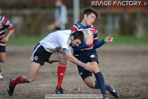 2013-11-17 ASRugby Milano-Iride Cologno Rugby 0279